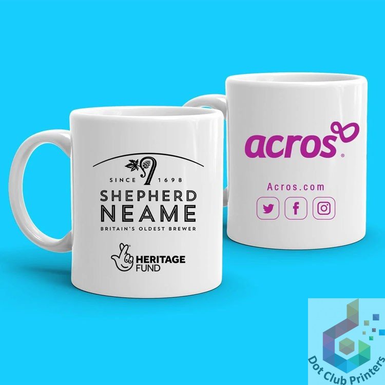 White Mug Printing