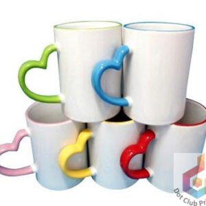 Heart Handle Color Mug
