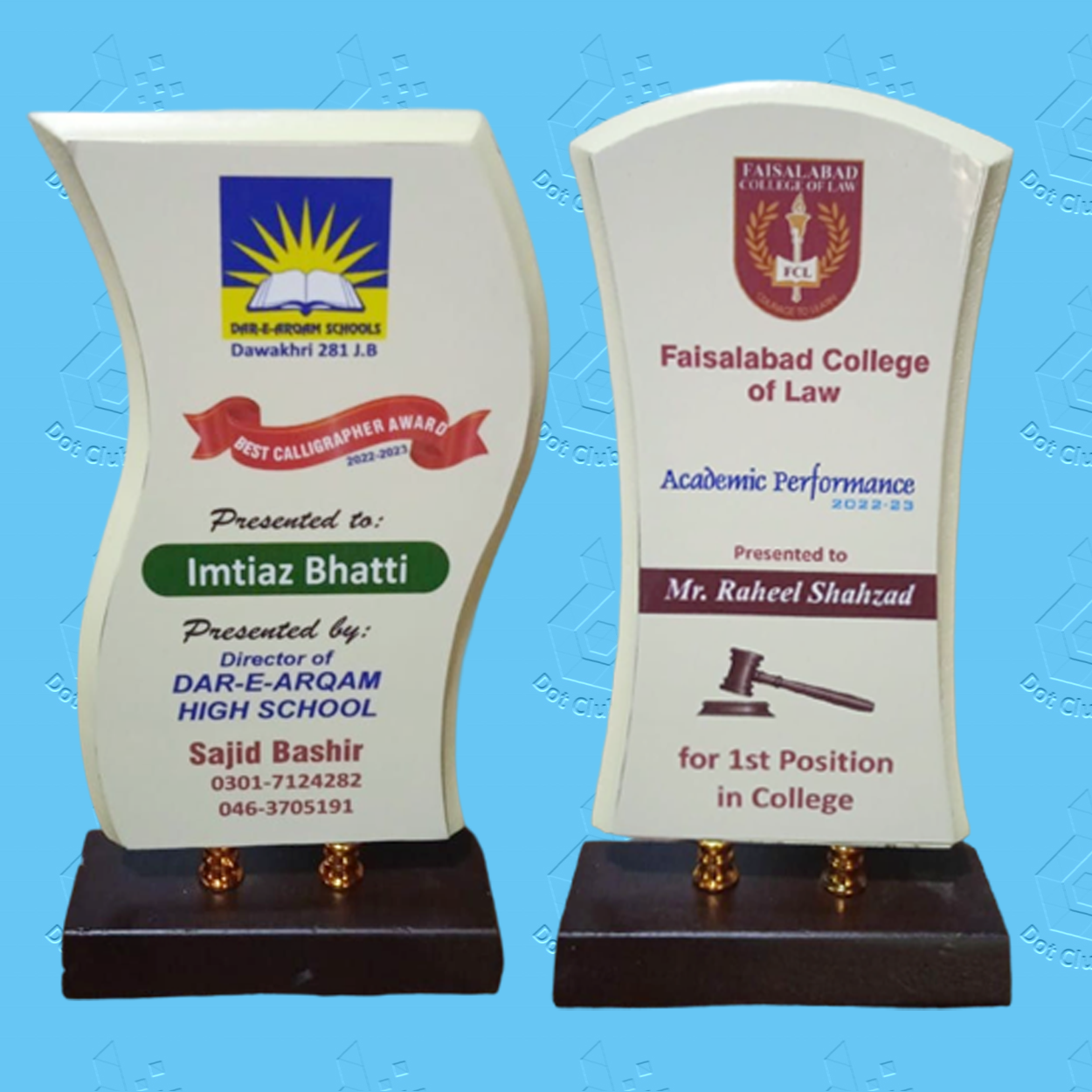 Wood Student Award Shield