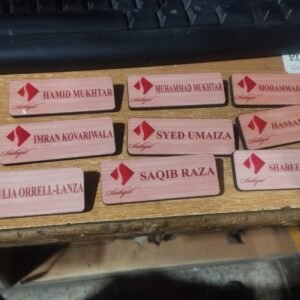 Customize Name Tag Pin Badge