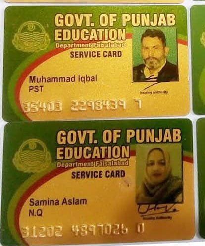 PVC Golden ID Cards Printing