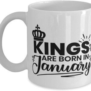 Kings Born in January Mug Printing