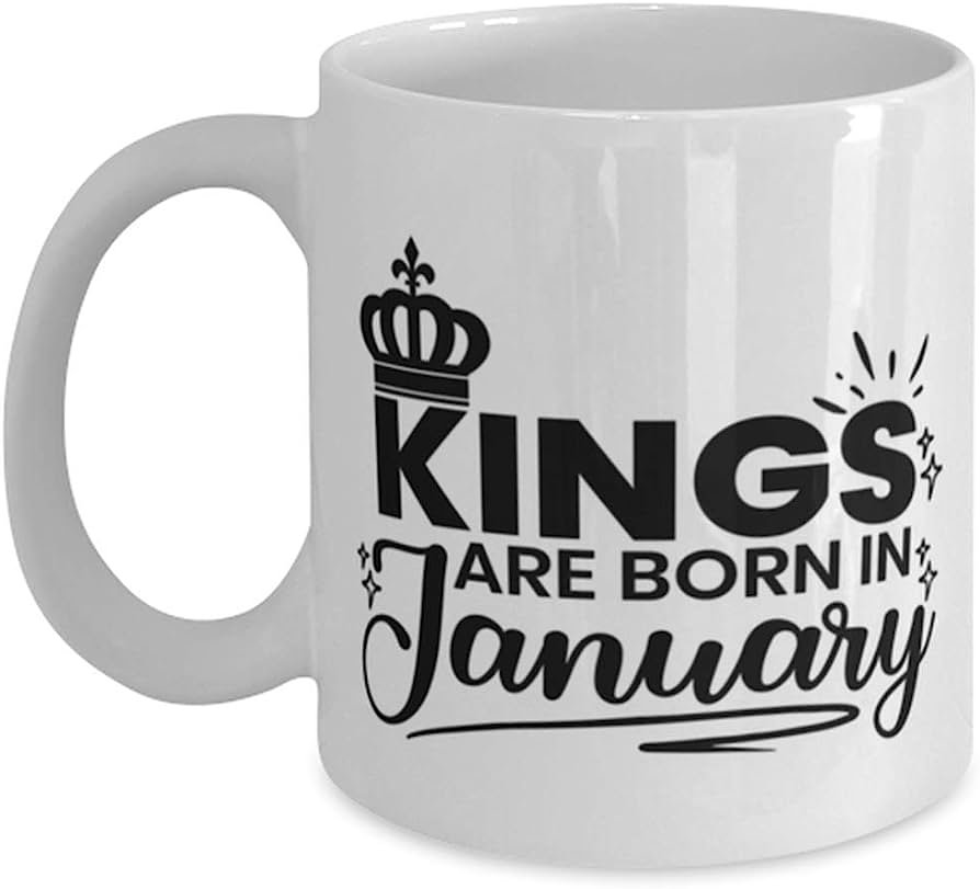 Kings Born in January Mug Printing