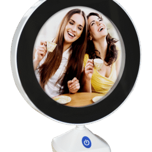 Magic Mirror Photo Frame Round