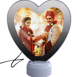Magic Mirror Photo Frame Heart Shape